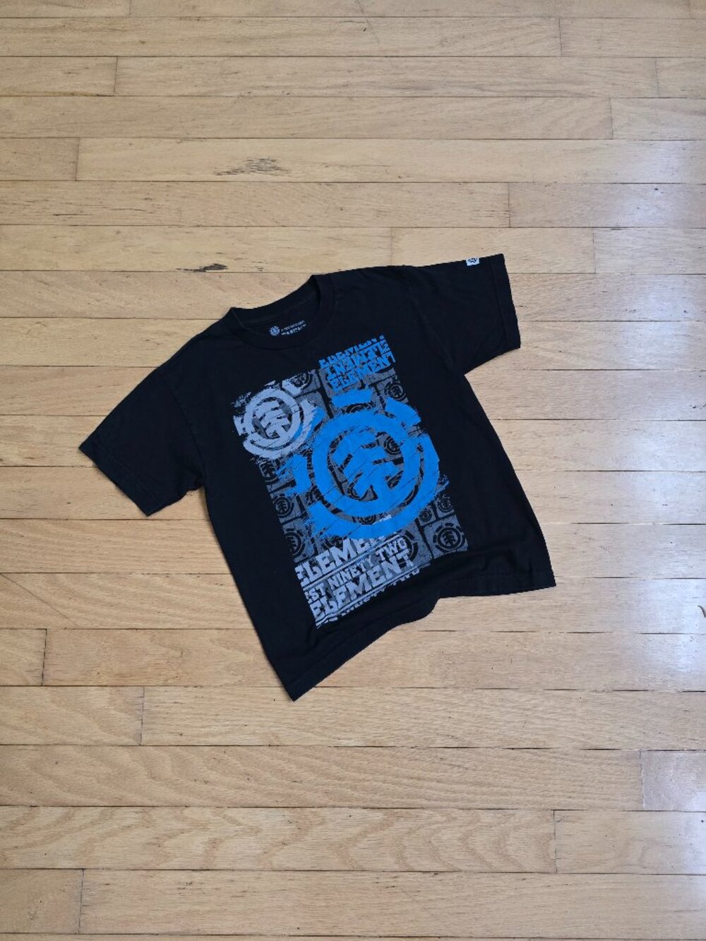 Vintage Y2K | Element Black Grunge Skateboarding Baby T-Shirt | WMS XXS